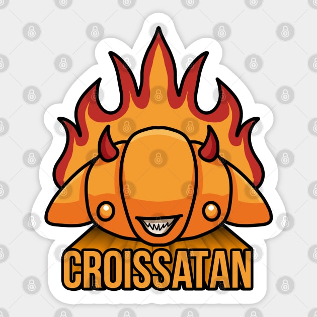 Croissatan Sticker by Pulseender